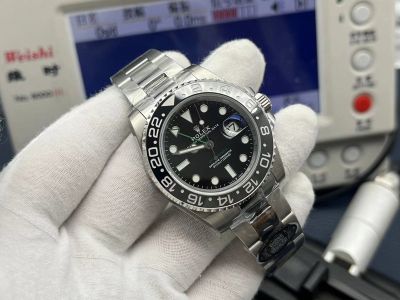 Clean Factory GMT Replica Rolex  904L Steel 3285 Movement Wrist Watch